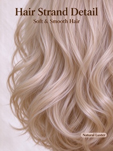 Light Gold <b>Short</b> Curly <b>Human</b> <b>Hair</b> <b>Wig</b> Soft Volume Wave Bob <b>Wig</b> for Daily Wear - Product Image 6
