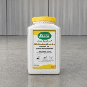SABER Absorbeur d'acide et neutralisant granulaire 4 litres Écologique Absorption 9-11x supérieure Contient de la silice Contrôle des déversements industriels - Product Image 1