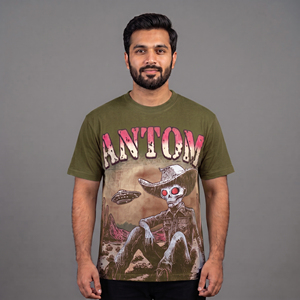 Camiseta de Hombre, Corte Regular, Manga Corta, Cuello Redondo, Color Sólido, 180g, Tejido de Algodón Peinado - Product Image 3
