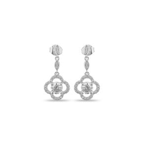 Pendientes de Diamantes Moissanite de Corte Redondo de Lujo, Plateados en Plata, Joyería Nupcial para Bodas, Precio por Cantidad para Exportación - Product Image 3