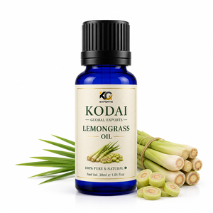 Aceite Esencial de Limoncillo de Tamil Nadu 100% Puro y Natural de Primera Calidad, Destilado al Vapor, para Aromaterapia y Cuidado Facial, Kodai Global Export - Product Image 1