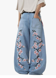 Classic Loose Fit Baggy Jeans Soft Comfortable Denim Pants for Daily Wear, Hip Hop Fashion, and Streetwear Styling - Product Image 4