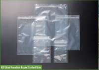 Bolsas con Cierre Hermético Transparentes Reciclables de LDPE/PET de Grado Médico Sin Aditivos, Calidad ISO CLASE 7, para Infusión Líquida (AC-5)