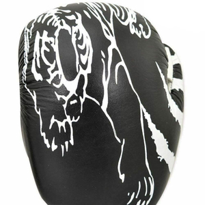 Guantes de Boxeo Profesionales de Cuero de Alta Calidad con Acolchado Elástico para Entrenamiento de Artes Marciales, Venta al Por Mayor Personalizada - Product Image 3