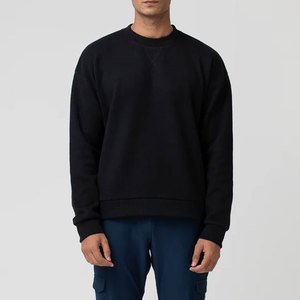 Sweat-shirt pour homme sur mesure de haute qualité et durable, en polaire solide, décontracté, pour l'hiver, séchage rapide, respirant, service OEM - Product Image 4