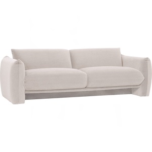 Sofá de Tela de Lujo, Moderno, de 3 Plazas, para Sala de Estar, Apto para Mascotas, Minimalista, Tapizado, para Hotel - Product Image 1