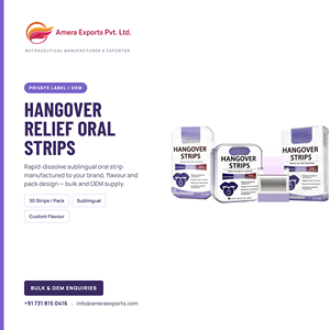 Bandes buccales de soutien contre la gueule de bois à dissolution rapide, marque privée OEM, supplément de récupération après fête, 30 bandes pour femmes - Product Image 6