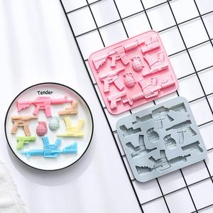Gun Grenade Weapon Chocolate Baking Cake <b>Resin</b> <b>Silicone</b> Mold - Product Image 2