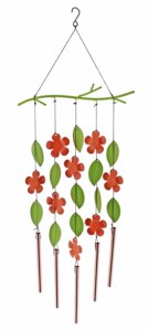Carillons éoliens en verre à feuilles de fer personnalisés, cadeaux personnalisés, finition brillante, 28 pouces, à suspendre en extérieur pour la décoration de la maison - Product Image 3