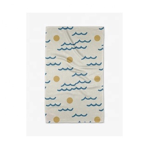 Embroidered Golf Plain Wholesale Anti-grease Absorbent Cleaning Microfiber Durable Ultra Soft Sustainable Kitchen Dish Towels - Product Image 5