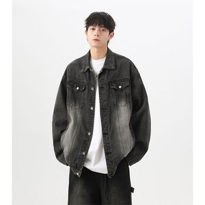 OEM 2026 New Arrival <b>Custom</b> High Quality Fashion Design Button Retro Loose Casual Spring Autumn Daily <b>Denim</b> <b>Jacket</b> Top for Men - Product Image 3