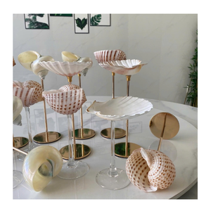 Support de Présentation en Coquillages Naturels Faits Main, Écologique et Moderne, Décoration de Maison Coastale, Ornement - Product Image 1
