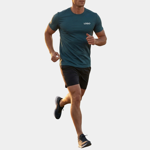 เสื้อยืดกีฬาลำลองผ้าโพลีเอสเตอร์100% แห้งเร็วระบายอากาศได้ดีเสื้อไม่มีแขน - Product Image 3