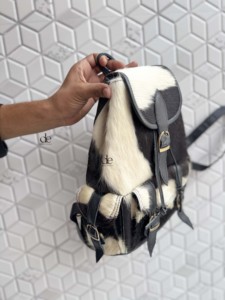 Real Cowhide Leather <b>Backpack</b> Multi Pockets <b>Backpack</b> Stylish School Bags Unisex Multi Uses Bags Wholesale Bulk Product - Product Image 2