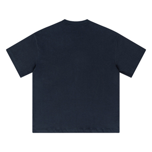 260gsm Cotton Jersey Acid Wash Boxy Fit Custom Print Front Streetwear Summer Short Sleeve Oversize Heavyweight <b>T</b>-shirt - Product Image 6
