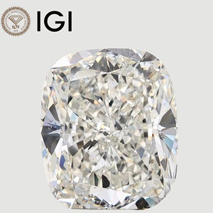 Diamante cultivado en laboratorio de 4ct+ con corte Cojín, 9mm, D-F VS+ CVD, RCK Global Sovereign Gallery Edition Iconic Solitaire Statement Center, lote suelto - Product Image 3