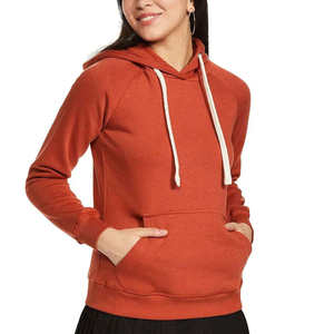 Sweat-shirt à capuche en molleton 100 % coton, imprimé sur mesure, avec cordon de serrage avant, décontracté, hiver, anti-boulochage, respirant, pour femme - Product Image 1