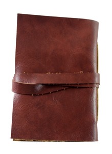 Funda Decorativa Personalizada de Piel Sintética Cosida, Agrega un Toque Antiguo y Mágico a Este Encantador Cuaderno de Estilo Vintage - Product Image 3