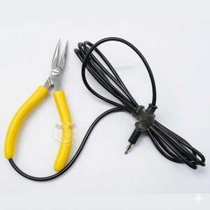 QORVEX INSTRUMENTS Alicates de Punta Fina Antiestáticos de Acero Inoxidable de 6 Pulgadas con Puntas Afiladas y Protección Antiestática, 1 Año de Garantía para Joyería - Product Image 2