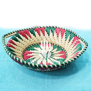 Cesta Ovalada de Hierba Natural Moonj - Ecológica, Duradera, Mini, Multiusos para el Hogar - Product Image 5