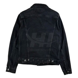 Pakistan Manufacture <b>Men</b> Jeans <b>Jacket</b> Customized Color <b>Men</b> Jeans <b>Jacket</b> Custom Logo Jeans <b>Jacket</b> For <b>Men</b> - Product Image 2