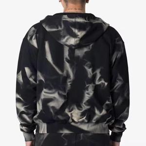 Sudadera con capucha para hombre de tela gruesa con efecto desgastado por el sol, precio al por mayor, fabricante personalizado, sudaderas con capucha con efecto desgastado por el sol a precio económico - Product Image 2