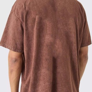 Fabricante de Ropa, Camisetas Personalizadas para Hombre, Camisetas de Talla Grande, Camisetas con Lavado Ácido, Camisetas Lisas de Algodón 100% de Gran Gramaje, Talla Grande - Product Image 6