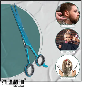 Juego de Tijeras de Peluquería de Acero Inoxidable Personalizadas al por Mayor para Salón de Belleza y Barbería con Tijeras de Entresacar ANAAIF - Product Image 5