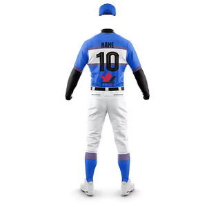 Men's Custom Sublimated Baseball Uniform Set Button <b>Down</b> Jersey <b>Pants</b> Cap Personalized Name Number Team Sports Wear - Product Image 4