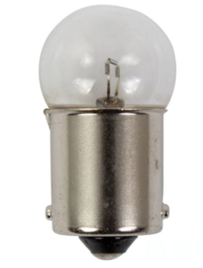 12V 23W BA15s Clear Glass Compact G18 Incandescent Motorcycle Indicator <b>Bulb</b> with 12-Month Warranty - Product Image 1