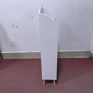 White 3-Tier 3-Tier Bookshelf <b>and</b> <b>Toy</b> <b>Storage</b> Cabinet Organizer Kids' Bookcase <b>and</b> <b>Book</b> Organizer - Product Image 6