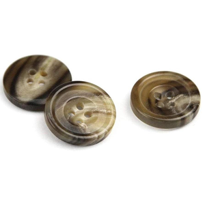 Botones Redondos Reciclados Ecológicos Personalizados de 4 Agujeros para Ropa, Disponibles en Diferentes Tamaños para la Venta, Artesanías Naturales - Product Image 3