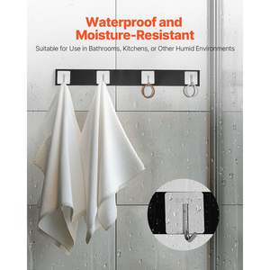 Kait perekat nilon hitam 16 kaki dan pita gulung 1.5 dalam Strip - Product Image 6