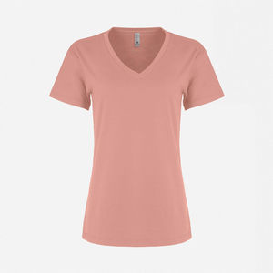 Camisetas de Cuello en V Ligeras para Mujer, Estilo Moderno, Hechas en Pakistán, Talla Adulto, Camisetas de Cuello en V para Mujer en Venta, Servicio OEM - Product Image 1