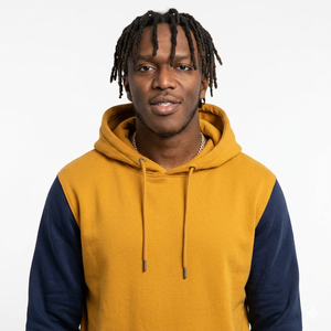 Sweat-shirt à capuche oversize pour homme sans fermeture éclair, coupe décontractée, en molleton doux, avec poche kangourou, manches longues, style décontracté - Product Image 1