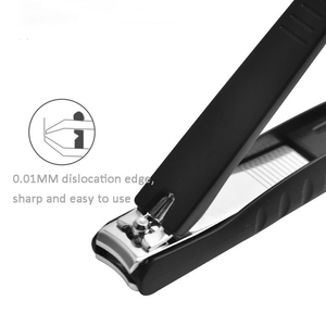 Coupe-ongles en acier inoxydable de qualité chirurgicale, lame tranchante robuste avec capteur de déchets, kit d'outils de pédicure pour soins personnels - Product Image 5