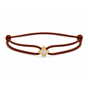 Pulsera Ajustable de Oro 14K para Mujer con Diamantes CVD Cultivados en Laboratorio F VVS VS, Baño de Rodio, Cordón Negro Clásico, Joyería Fina, Corte Brillante - Product Image 3