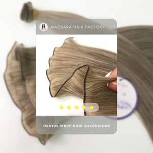 Extensiones de Cabello Humano Vietnamita al Por Mayor Remy Hair Genius Weft Colores y Longitudes Personalizadas - Product Image 6