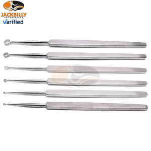 JACKBILLY Juego de Curetas Dérmicas de Alta Calidad de 6 Piezas, 1mm-6mm, Instrumentos Quirúrgicos de Acero Inoxidable, Profesional para Dermatología y Otorrinolaringología - Product Image 4