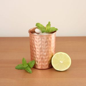 Vasos de agua de cobre al por mayor, proveedor de marca privada, fábrica exportadora, artículos para beber reutilizables y duraderos - Product Image 1