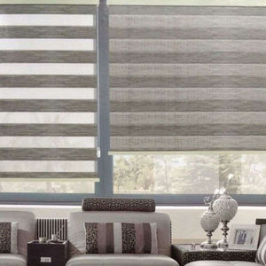 Persianas Modernas de Doble Capa con Diseño de Zebra, Cortinas Enrollables Horizontales Minimalistas que Filtran la Luz para el Hogar y la Oficina - Product Image 5
