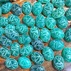 Certificado Natural verde ónix escarabajo IGI 15x20 MM cuarzo ovalado 20mm 8mm cuentas sueltas para fabricación de joyas precio al por mayor de fábrica - Product Image 2