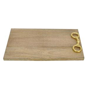 Tabla de cortar de madera hecha a mano, tabla de cortar gruesa de madera personalizada, antideslizante, artículos para encimera de cocina - Product Image 2