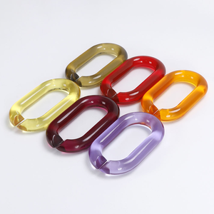 ของตกแต่งบ้านแบบกำหนดเอง โซ่เรซิ่นใส โปร่งแสงสูง มีหลายสีให้เลือก - Product Image 5