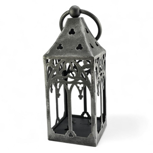 Metal Hanging <b>Lantern</b> <b>Tea</b> <b>Light</b> Candle Holder Gold Finish Iron T-<b>Light</b> Stand Cutout Design Home Festive Diwali Wedding Gift Item - Product Image 4