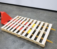 Ekstensi Garpu Pallet Jack Industri 7"x48" Selongsong Ekstensi Forklift Baja untuk Penanganan Material Pallet Panjang