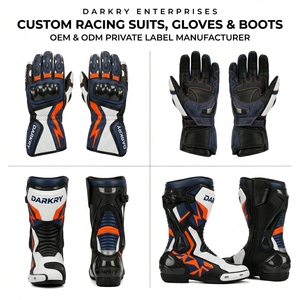 Combinaison en cuir personnalisée pour la course moto, équipement de moto, vêtements de protection pour les jours de piste, fabricant OEM, vente en gros - Product Image 4
