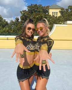 ชุดยูนิฟอร์มเชียร์ลีดเดอร์มืออาชีพสำหรับผู้ใหญ่คอลเลคชั่น2025พร้อมด้วยดีไซน์ประกายพิมพ์ลาย - Product Image 2