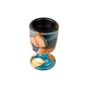 Luxury Resin Wood Hybrid Bakhoor Burner Middle East Style Decorative Frankincense <b>Incense</b> <b>Holder</b> - Product Image 4