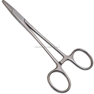 Manual Dental Needle Holder Instrument <b>Set</b> Stainless Steel Orthodontic Surgical Hemostatic Forceps Clamp WORLD PRECISION - Product Image 4